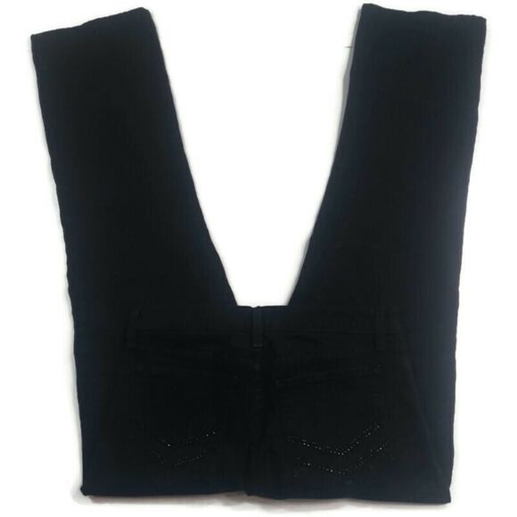 J331 NYDJ 10" Rise Black Bootcut sz 8 - Picture 2 of 9